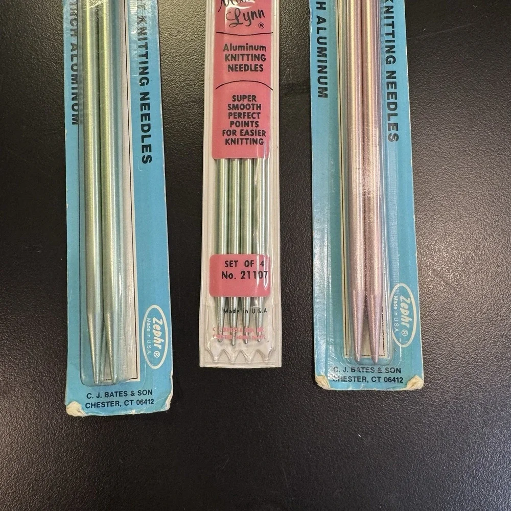 Vintage  Knitting Needles‎ Size 8,8,& 7 Double Point New In Package